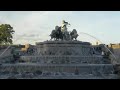 Gefion Fountain Copenhagen Stock Video 