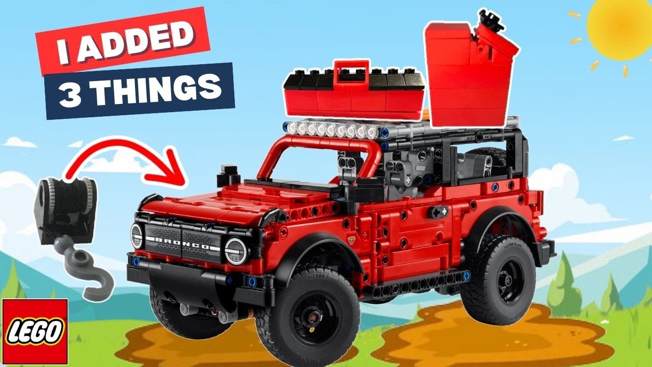 I Added 3 Things to LEGO Technic Ford Bronco SUV 42213 | Review