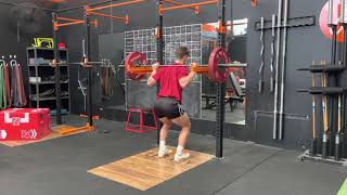 Quarter pin squat