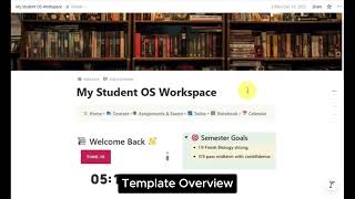 Student OS Workspace - Full Tutorial