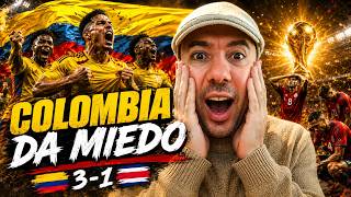 COLOMBIA AVISA AL MUNDO: 3-1 A COSTA RICA Y EL MUNDIAL TIEMBLA