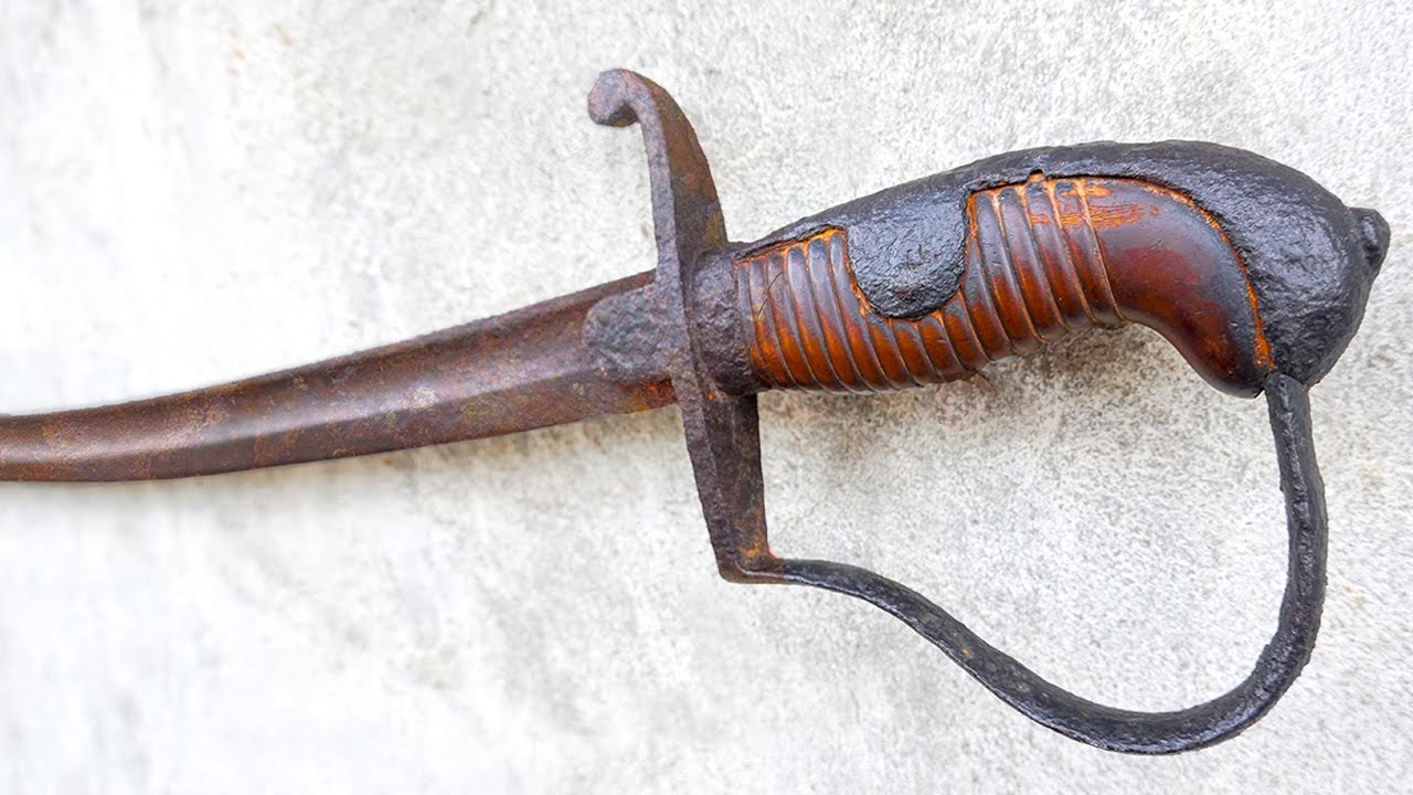 Реставрация Старинной Прусской Сабли Артиллериста