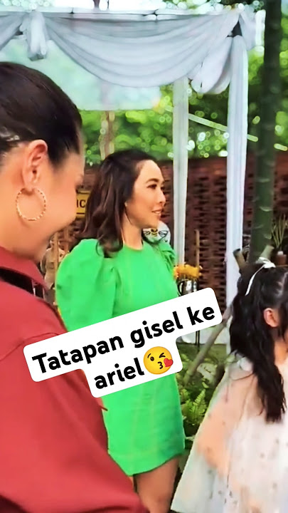 Tatapan gisel ke #ariel tak bisa dipungkiri