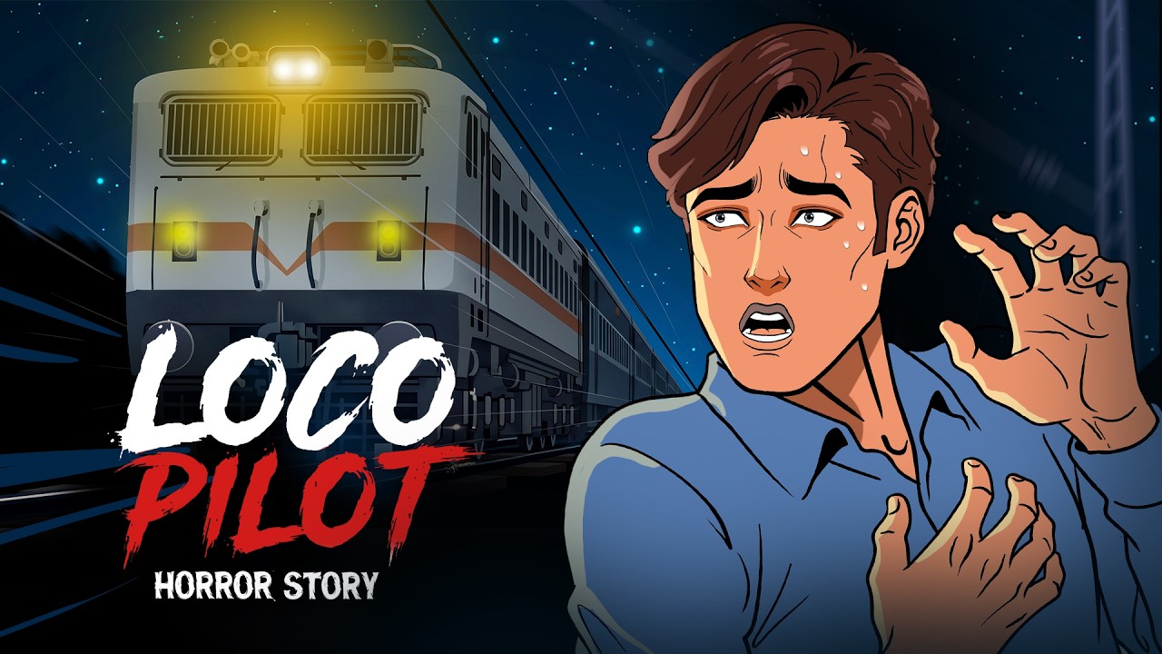 LOCO PILOT | Hindi Horror Stories | Dark Lalten | Animated Stories
