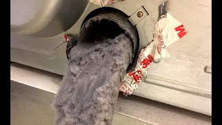 Satisfying Dryer Vent Cleaning!