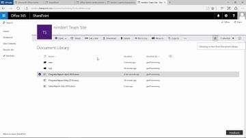 New Document Library in SharePoint 2016 (Part 3)
