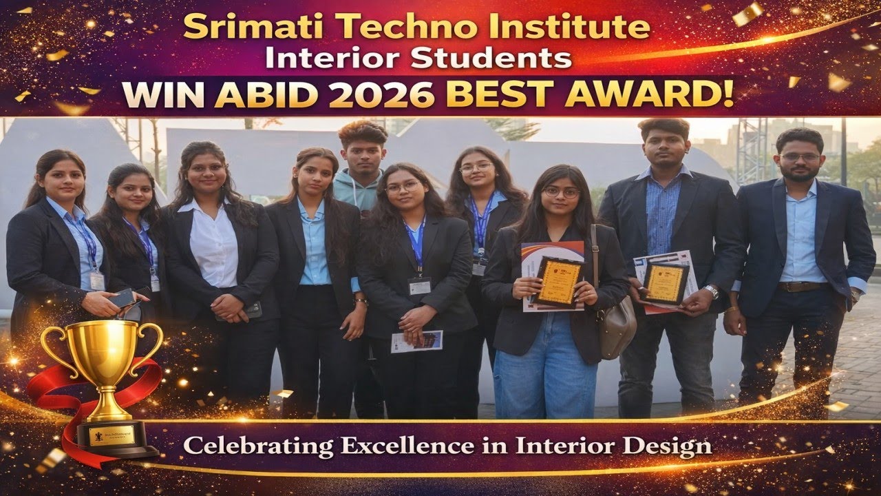 Best Students Award 2026 from ABID I Srimati Techno Institute.