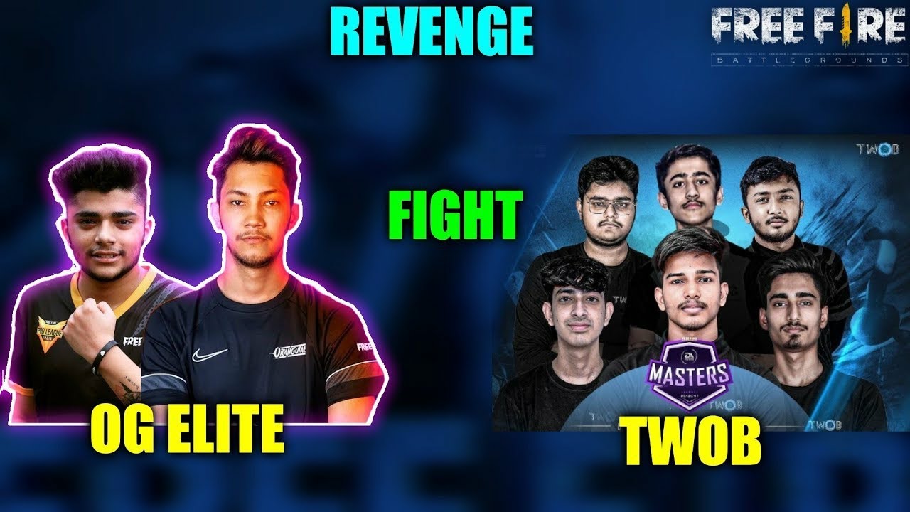 OG vs TWOB funny emote battle in FREE FIRE INDIA tournament | Ft. Rocky & Rdx ,TM , OG, TSG , TWOB