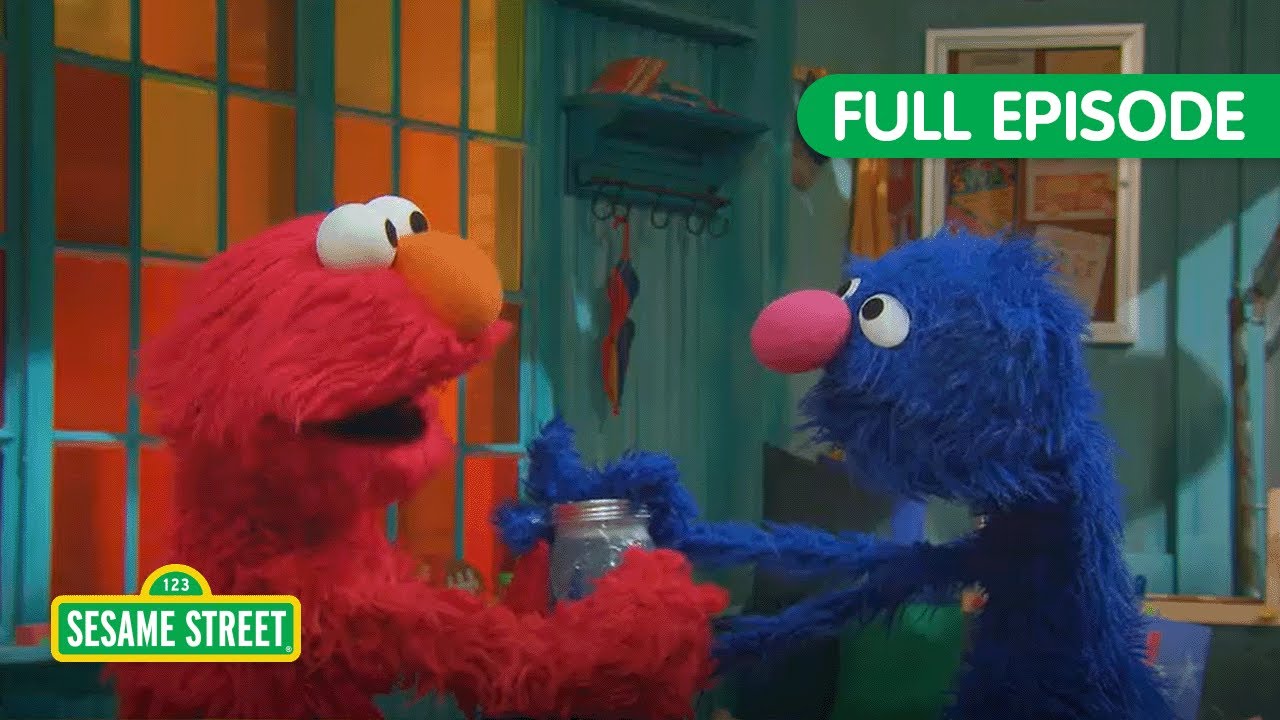Elmo Makes a Glitter Jar | Sesame Street Full Episode