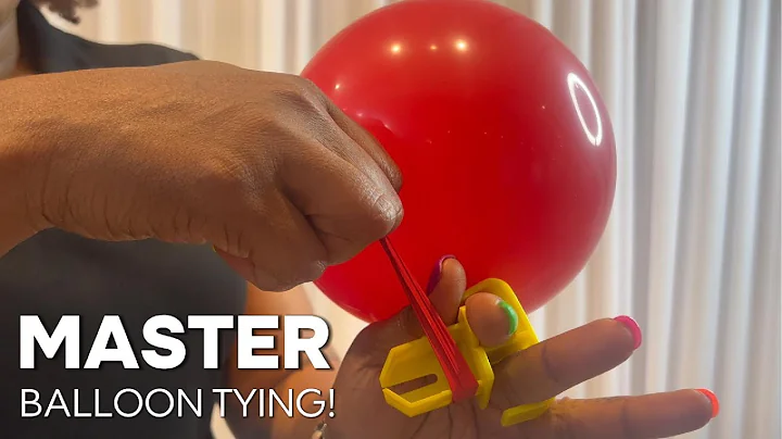 Learn How To Tie Balloons Easily | Balloon Tying Tool