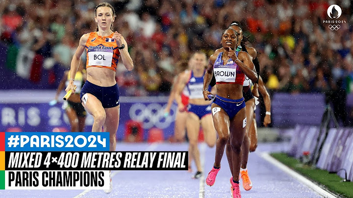 Gemengde 4×400 meter estafette finale | Parijs Kampioenen