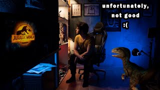 My honest Jurassic World Dominion review while showing you what I did past weeks
