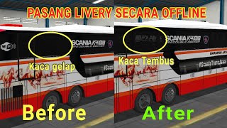Cara pasang Livery secara offline - Agar kaca tidak gelap | Bussid versi 3.5 screenshot 3