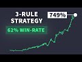 This Algo Strategy Has Only 3 rules and 62% Win Rate