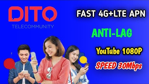 2022 dito apn settings for all networks