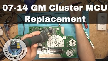 07-14 GM Truck Instrument Cluster MCU Replacement ST30F772A
