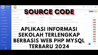 Source Code Aplikasi Informasi Sekolah Terlengkap Berbasis Web PHP MYSQL