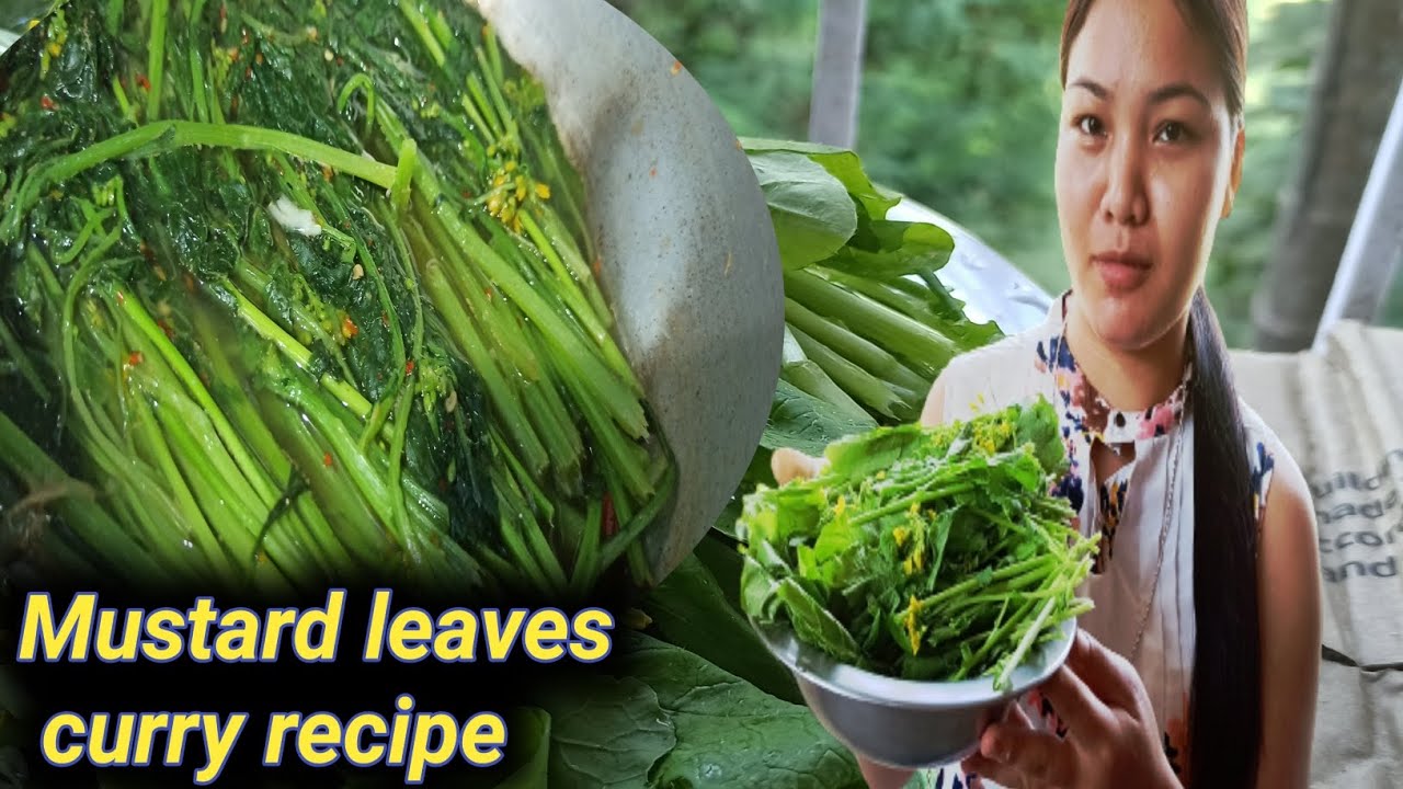 mustard leaves recipe northeast india style| Bru recipe| 