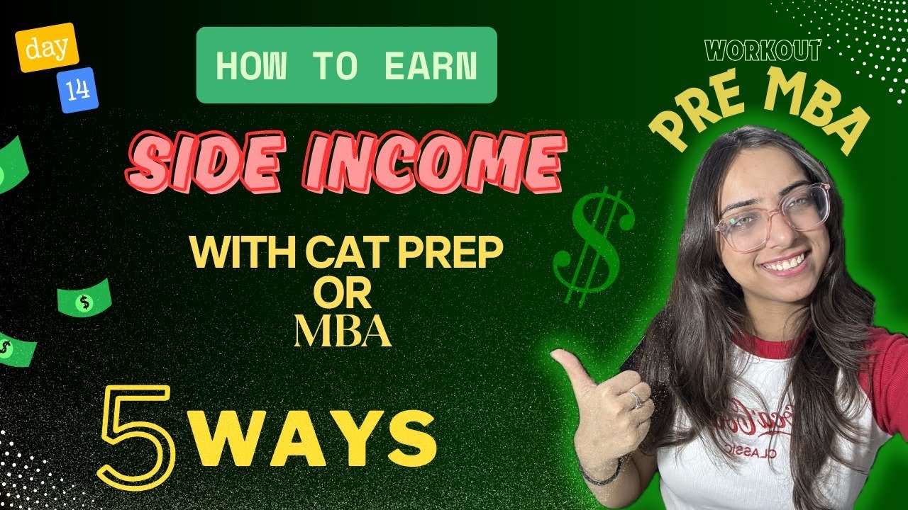 5 Side Hustles Every MBA Student Should Know 💼📈| PRE MBA WORKOUT | DAY 14