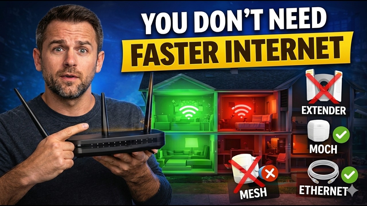 How to Fix Wi Fi Dead Zones at Home | Mesh vs Extender vs MoCA