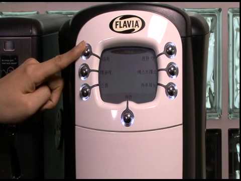 FLAVIA C400 커피머신 사용법