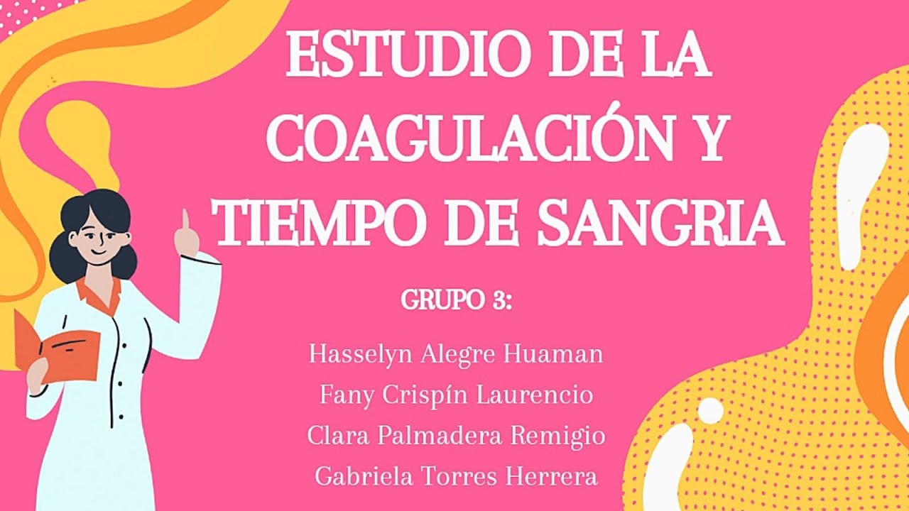 ESTUDIO DE LA COAGULACION Y TIEMPO DE SANGRIA - YouTube