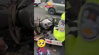 Insane Motorcycle Crash Aftermath 📸 #crash​ #shorts​ #ninja​ #h2r​ #trending​ #viralvideo​