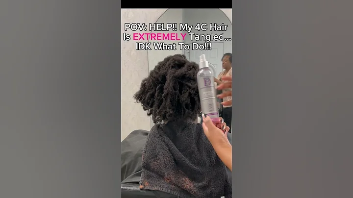 The Secret to Detangling Matted Hair | 4C Hair Detangle | Avoid Unnecessary Breakage with This!!