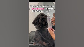 The Secret to Detangling Matted Hair | 4C Hair Detangle | Avoid Unnecessary Breakage with This!!