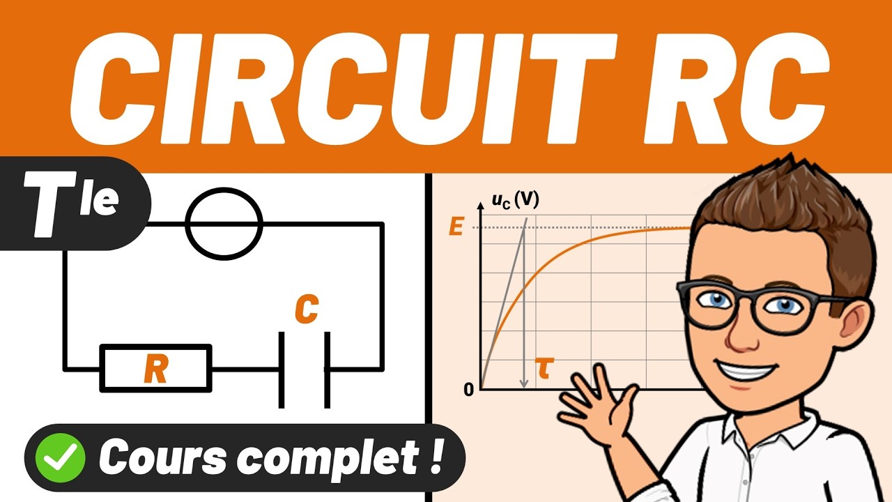 Circuit RC ✅ Cours complet 💪 Charge & décharge d'un condensateur 🎯 Terminale spécialité