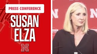 Nebraska Football Chief of Staff Dr. Susan Elza meets the media I Nebraska Huskers I GBR