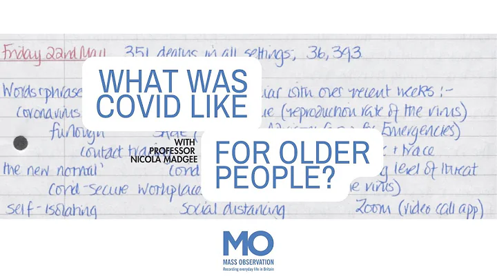 How did older people experience the Covid-19 pandemic?