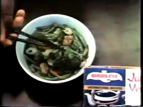 japanese food Birds Eye ad, 1978