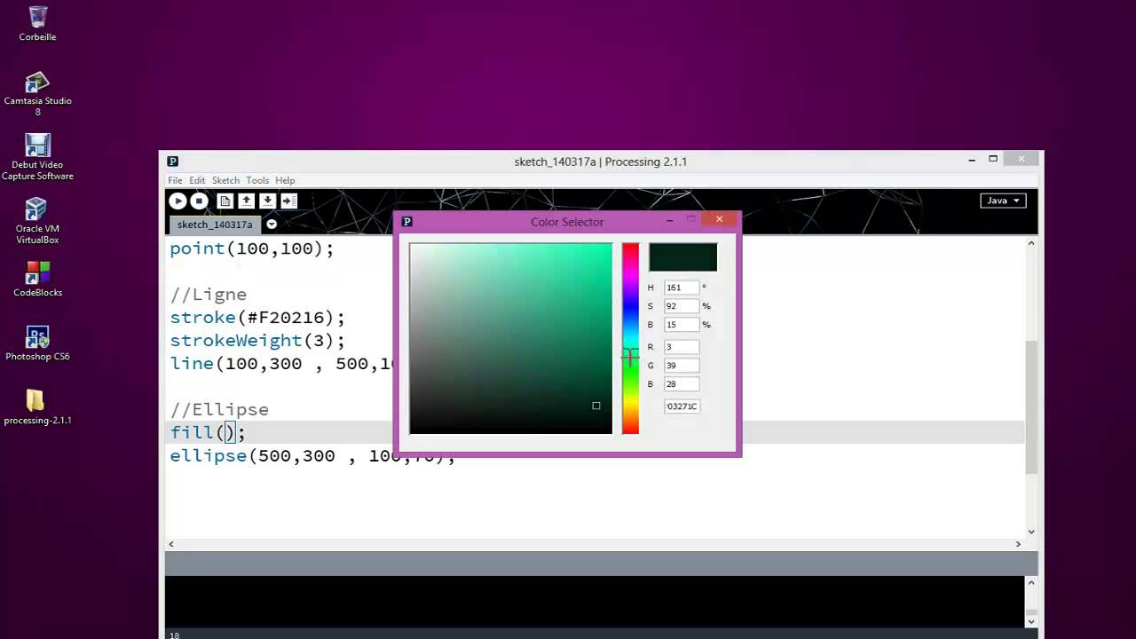 Processing |02 : Dessiner avec du code (Lignes, Ellipses, Arcs) - YouTube