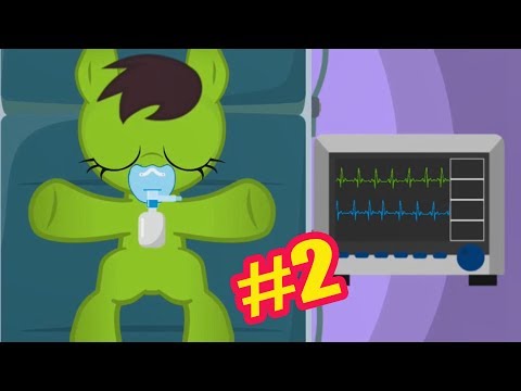 ПОНИ В БОЛЬНИЦЕ #2. Лечим поняшек. Игра как мультик Pony pet hospital