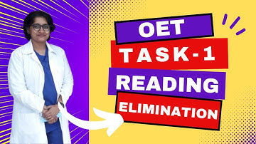 du Skills OET Reading   Task -  1 - Real Exam Strategies!