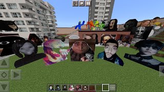 NEW Nextbots Added in Minecraft pe | Custom Nextbots v3 Addon