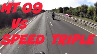 MT 09 (FZ 09) Vs SPEED TRIPLE
A MT 09 having a little play with a Triumph Speed Triple... Enjoy
Previous Vid https://www.youtube.com/watch?v=IG_Yyr9X-Pk
LIKE , COMMENT , SUBSCRIBE..
Twitter https://twitter.com/psychopaul13
Facebook https://www.facebook.com/psychopaul13
Instagram https://instagram.com/PSYCHO_PAUL_13
Google + https://plus.google.com/u/1/+PsychoPa...
Yamaha MT-09 2015
MT-09 or FZ-09
Race Blue (fastest colour)
Full Race Carbon Akrapovic
Lots of little go faster bits.
Honda CRF 250L 2016
Red & White (Fastest Colour)
Leo Vince Exhaust
Lots of little go slower bits.
Shoei Helmet
Alpinestars Leathers, Boots and Gloves
Alpinestars One Piece race suit
Dainese Air Tex Jacket
Camera Garmin Virb MT 09 (FZ 09) Vs SPEED TRIPLE