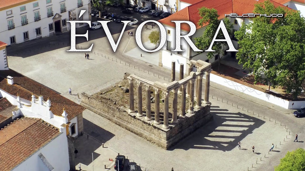 Vista aérea de Évora - Drone Parrot Anafi 4K UHD