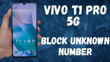 vivo block unknown number T1 Pro 5g | How to add contact to blacklist (V2151)