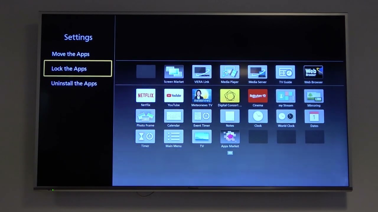 How to download apps in Panasonic TV 