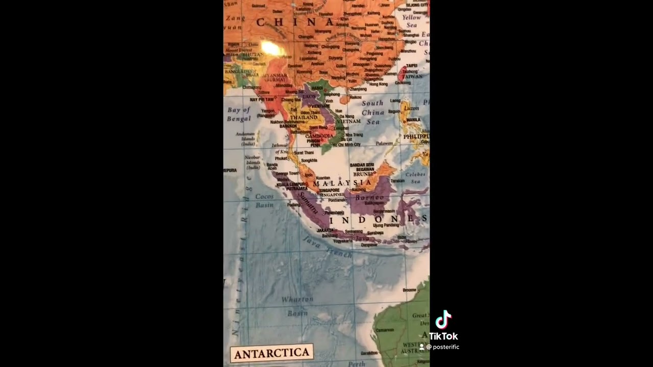 We can laminate all our posters including this World Map 