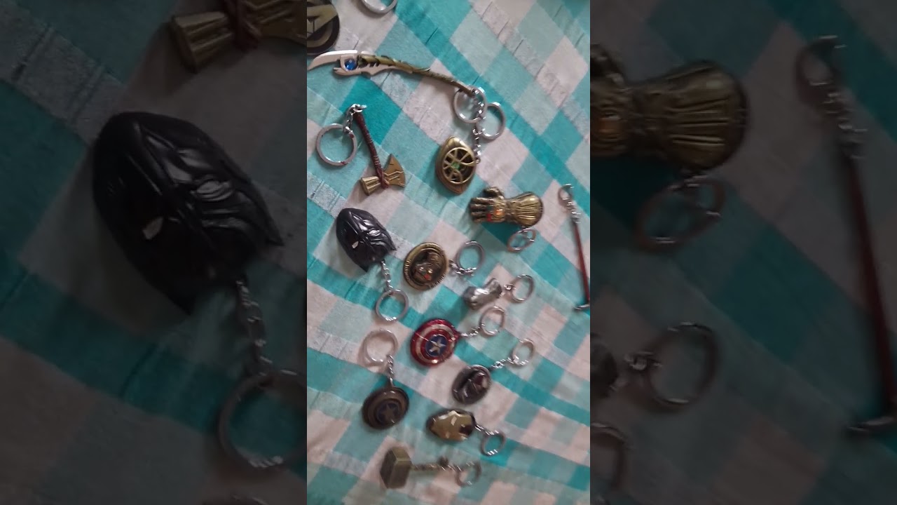 My favorite marvel Keychain collection