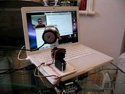 Headroid1 - Python head-tracking robot using openCV