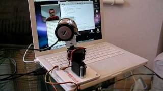 Headroid1 - Python head-tracking robot using openCV