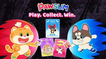 New PAWSUM Card Game Now on Kickstarter!🎉🎉🎉