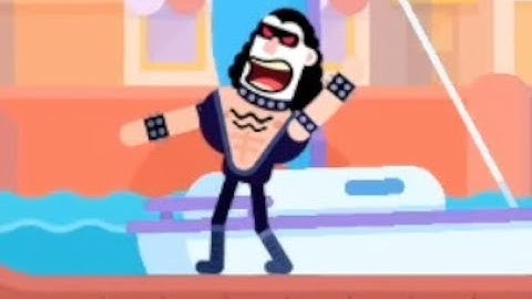 ALL FATALITIES! Bowmasters Sad Shark  #17 vs Maestro (Walter White),Penny,Corey Thunderstring (Kiss)