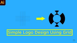 Simple Logo Design Using Grid - Step by Step in Adobe Illustrator | S Graphic Design