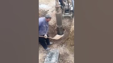 Extraction process of deep well soil