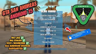 GTA San Andreas Android 15 Cleo Menu Setup 📂 How to Install Cleo Mods In Android 11 To 15 (Tutorial)